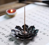 철제 꽃 향로 캠핑 인텐스 챔버 홀더 (incenseholder) 스틱 죽향 선향 피우기 : DNDIK