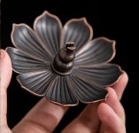 철제 꽃 향로 캠핑 인텐스 챔버 홀더 (incenseholder) 스틱 죽향 선향 피우기 : DNDIK