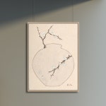 그림닷컴-달항아리그림 꽃을 담다 3, 김경희 작가 아름다운 현대민화 (액자포함) : 그림닷컴