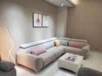 로라 - 4인,5인 코너형 기능성패브릭 소파 아쿠아텍스 : 김학수갤러리 김포가구단지