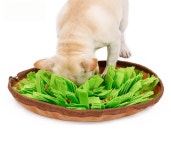 간편휴대 세탁 위생적인 애견훈련용 노즈워크 스너플매트 간식 후각 킁킁매트 간식놀이 : 옴니버스몰