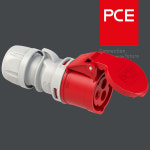 PCE 213-9 CEE 산업용 커넥터 16A 3P 9h IP44 샤크 : PCE 공식 온라인 스토어