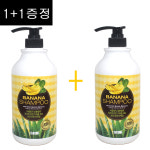 1+1구성~ 타쿠미 바나나 단백질 샴푸 1000ml  pH5.5약산성케어... 천연유래단백질성분 / 비듬방지성분 /두피가려움해소 / 정품 : OMG헤어마트