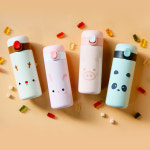 뮤티드 어린이 텀블러 350ml 280ml 키즈 초등학생 보온 보냉 물병 물통 유치원 어린이집 : 라임 쿠킹리빙