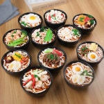 시뮬레이션 국수 모델 큰 그릇 국수라면 뜨겁고 신 가루 모형 음식 장식 창 장식 촬영-51892 : 애니씽포유