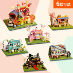 퍼즐 어린이 퍼즐 손으로 조립 DIY 미니 자동차 나무 스테레오 3D 모델-16499 : 애니씽포유