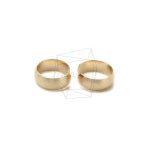 ERG-1355-G [2개] 라운드 이어 커프 귀걸이  / Brushed Round Earcuffs Earrings 13mm X 13mm 악세사리 부자재 : partsya