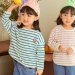 스마일 단가라티 봄 티셔츠 5컬러(5호-13호)유아 아동 남아 여아 키즈 봄 남매룩 : 예쁜우리새끼