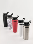 메탈쉐이크 쉐이크통 헬스 물통 프로틴 보틀 스테인리스 물병 900ml, 화이트 : 메탈쉐이크코리아