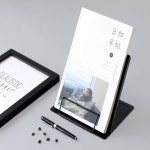 휴대용 높이 조절 철제 독서대 각도조절 간편함 : 로리팩토리