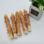 [니드펫트리]  치석제거 오래먹는 치킨말이 스틱 : 니드펫트리