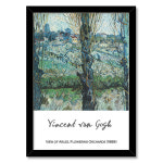 [고흐 - 과수원 꽃피는 아를의 풍경] A3 그림액자 인테리어 소품 아크릴 캔버스 : doremikorea