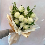백장미10송이 프로포즈 기념일 홍대꽃집 졸업 생일 여자친구선물 생화 꽃다발 장미꽃다발 : 핑크flower