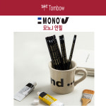 톰보연필 모노제이 HB B 2B 3B 4B H 미술연필 스케치 소묘 뎃생 입시용 12자루 : 밀레니엄오피스