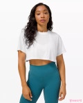 (룰루아울렛)룰루레몬 올 유어스 크롭 티 Lululemon All Yours Cropped T-Shirt : 캘거리아마켓