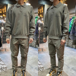 [압구정 더팩토리](당일) [FEAR OF GOD] 피어오브갓 에센셜 스카치 로고 나일론 팬츠 / 시멘트 : 압구정 더팩토리 명품편집샵