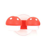 머쉬룸 흡착식 칫솔걸이 칫솔꽂이 -레드 : 디자인에버