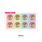 경희대A 스티커 태권도 학원 체육관 칭찬 스티커 원형 스티커 13mm,15mm : 태권도쇼핑