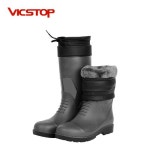 빅스탑 방한 요딩안전장화 PS-01W 미끄럼방지 논슬립 겨울 털장화 경작업용 : 노군샵스토어