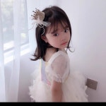 여자아이 왕관 머리핀 헤어핀 이쁜핀 공주핀 : 밀크퐁퐁