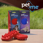 펫플러스미 실리콘 브러쉬 강아지빗 고양이빗 단모 중모 장모 : 우주IN