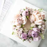 앙금플라워 떡케이크 환갑 주문제작 수제 떡 케이크 : 라르고팩토리