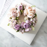 앙금플라워 떡케이크 환갑 주문제작 수제 떡 케이크 : 라르고팩토리