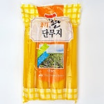 단무지 꼬들 쫄깃 앏은 치자 김밥 알밥 관단무지 통단무지 단무지무침 일가집 국내산 무 : 조은쌤