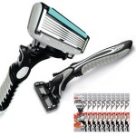 쉐이브(도루코 6중날 페이스6 고급 휴대용면도기 10P 박스) 일회용품 모텔 호텔 여행용 : 마켓여왕