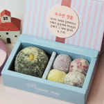 심플2구 - 2가지 떡을 골라요 가심비 좋은 저렴한 예쁜 결혼 돌 행사 답례 떡 : 라이스플라워 떡공방