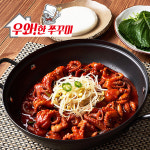 맛있게 매콤한 쭈꾸미 볶음(파우치), 쭈꾸미 떡볶이(파우치), 쭈꾸미 삼겹살(알루미늄 용기) - 2팩 기준 : 뒷마켓