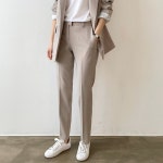 마리 베이직 일자핏 슬림 슬랙스 : 리즈닉