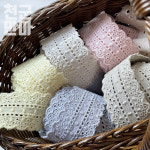 자체 레이스 - 소소 파스텔 컬러 염색 레이스 (6754) : 천군만마