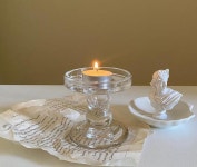 클래식 유리홀더 티라이트홀더 엔틱초 앤틱초 캔들홀더 감성 데코초 : 언니네 잡화점