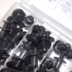 차량용 플라스틱 패스너 (6종 100P 세트) H-079 리벳 : 모터한