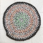 이응상점 업사이클링 새활용 공예 수공예 핸드메이드 양말목 공예 40cm 사이즈 원형 방석 : 이응상점