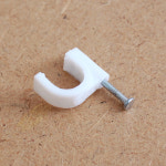 인터넷 선 정리 고정 못 20p 전선 전기선 케이블 정리못 10mm : InStore