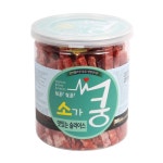소고기 연어 오리가쿵 믹스쿵 뉴트리오 홍삼스테이크 강아지통간식 : 픽미픽미