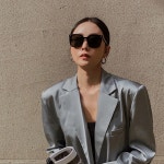 남자 여자 뿔테선글 플랫바선글라스 데일리룩패션 가벼운 자외선차단 선글라스 : 동학안경