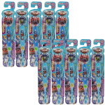 카봇칫솔 어린이칫솔 맘앤맘스 3단계 10개 6-12세 향균 라운딩 칫솔모 : 자연건강메디컬