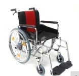 보호자용 브레이크 탈부착시트 팔걸이스윙 수동 휠체어 H7003 : 두손메디칼