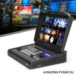 AV Matrix PVS0613U / 6채널 포터블 비디오 스위처 / 라이브스트리밍기능 : 리바이트