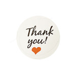 원형 땡큐스티커 답례스티커 감사합니다 화이트 1매 : 핫스팟 스토어