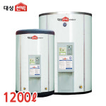 대성썬빅 스텐 전기온수기 1200L 대용량 업소용 저장식온수기 DWS-120 : 대성셀틱특화점