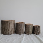 밤나무 통나무 원목 화분 XL 사이즈 : 통무리