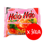 베트남라면 에이스쿡 하오하오 매콤한 새우맛 77gX30개입 (1박스) 핑크 미톰 HAO HAO ACECOOK 아시아마트 : 아시아마트스토어