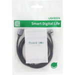 유그린 USB A to C 타입 180도 ㄷ자 꺾임 고속 충전 케이블 1m U-70313 : 유그린스토어