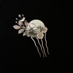 신부 혼주 고급 라운드 자개 한복 옆꽃이 뒤꽂이 장신구 짧은머리 가능  국악 무용 공연 : 몽목공방