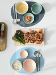 국내생산 조약돌 실리콘 테이블매트 방수 식탁매트 : 맛있는유혹