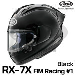 [퇴계로아라이] RX-7X FIM Racing #1 블랙 : 아라이코리아 퇴계로점